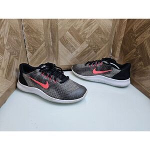 Nike Women's FLEX RN 2018 Running Gray Shoes Size 7.5 GS 6y.  443